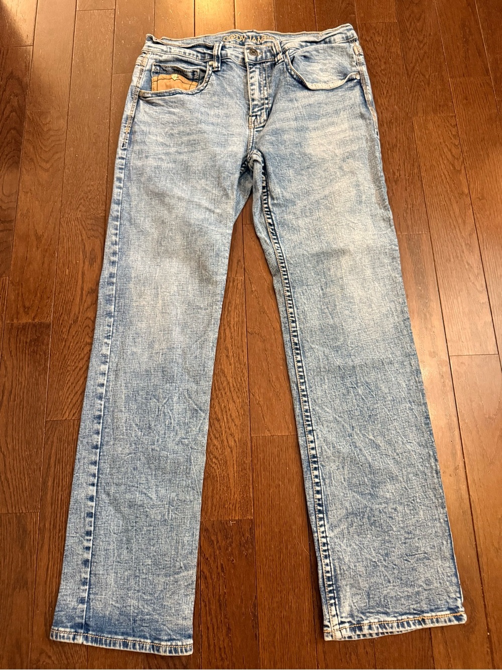 Men’s Cody James Jeans 33x34 Western Leather Details 33 34